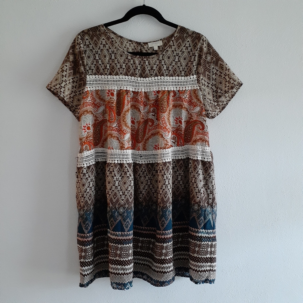 UMGEE Boho Top Size Large